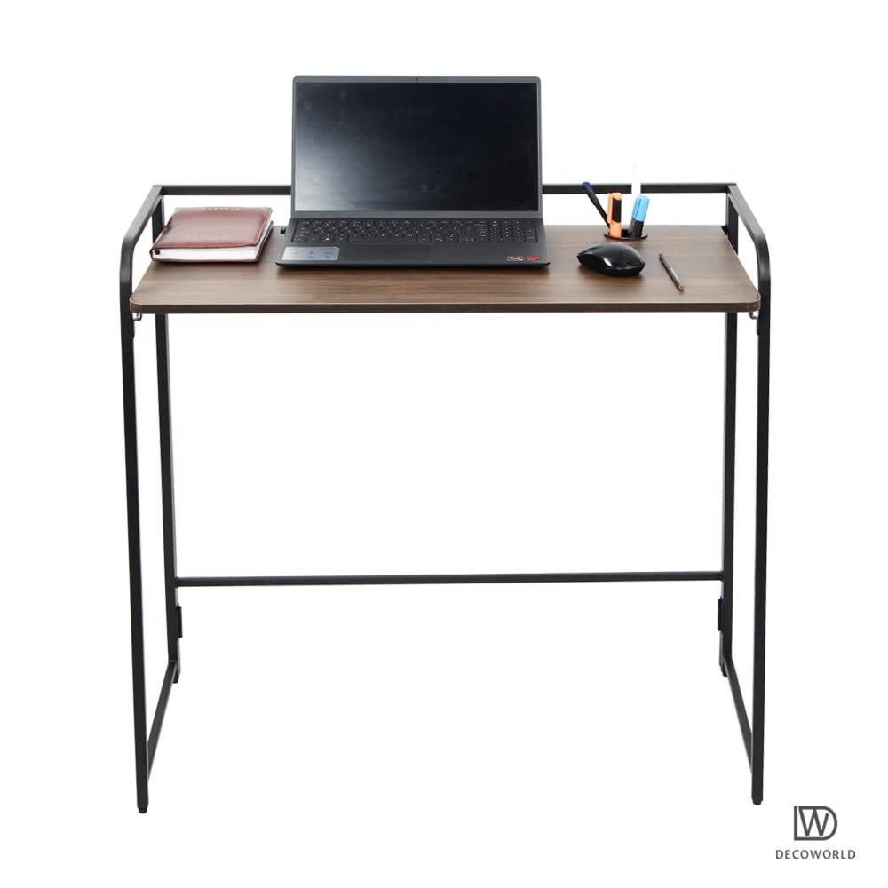 OT9-4 Desk with Wooden Top and Metal Legs||Premium Computer,Laptop and Study Table for Students and Adults - Image 5