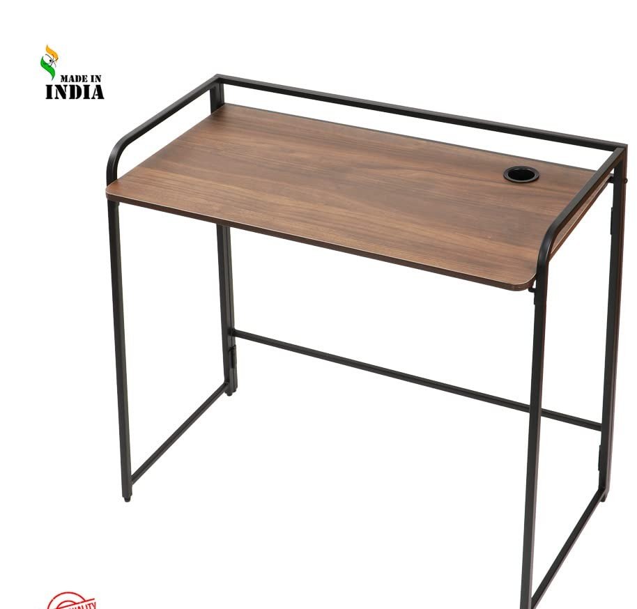 OT9-5 Desk with Wooden Top and Metal Legs||Premium Computer,Laptop and Study Table for Students and Adults - Image 6