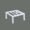 Premium Strong Flower Pot / Gamla Square Stand For indoor and Outdoor Plants | Square Shape Thick and Strong Leg For Garden, Balcony, White - Set of 8 - Image 4