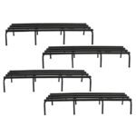 Metal Planter Stand || Plant Stand for Pots|| Outdoor Plant Stand || Black (Set of 4)