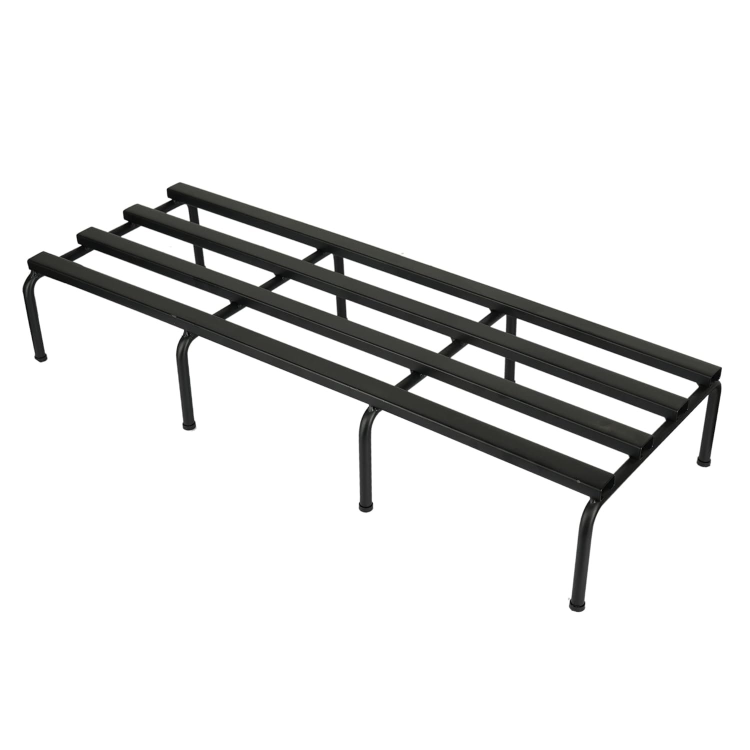 PS3-7 Metal Planter Stand || Plant Stand for Pots|| Outdoor Plant Stand || Black (Set of 4) - Image 8