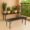 35 Inches Plant Stands for Outdoor Balcony, Flower Pot Stand for Indoor Plants, Large Metal Planter Stand for Living Room, home decor, Indoor & Outdoor plants, 1 Tier, (2 Pack, PS030)