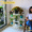 White Shorea Plus tall plant stand - Image 4