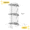 White Tektona 3 tier Corner stand - Image 7
