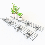 Black Sorbus Plant stand (pack of 4)