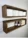 Rustic Wooden Kitchen Wall Shelf with Wire Storage Baskets - Image 7