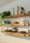 KRAYOG Industrial Pine Wood Wall Shelf – 30mm Thick Floating Shelf with Iron Brackets