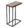 KRAYOG Industrial Side Table – Solid Wood & Iron Accent Table, Minimalist Modern Design - Image 3