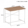 KRAYOG Modern Metal & Ply Wood Study Desk with Spacious Tabletop – Ideal for Home Office & Students (White & Oak Brown, 90×60×73 cm) - Image 2