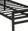 Krayog Lavender Bed with Headboard and Footboard,Heavy Mattress Platform,Noise Free Metal Single Bed  (Finish Color - Black, Delivery Condition - DIY(Do-It-Yourself)) - Image 2