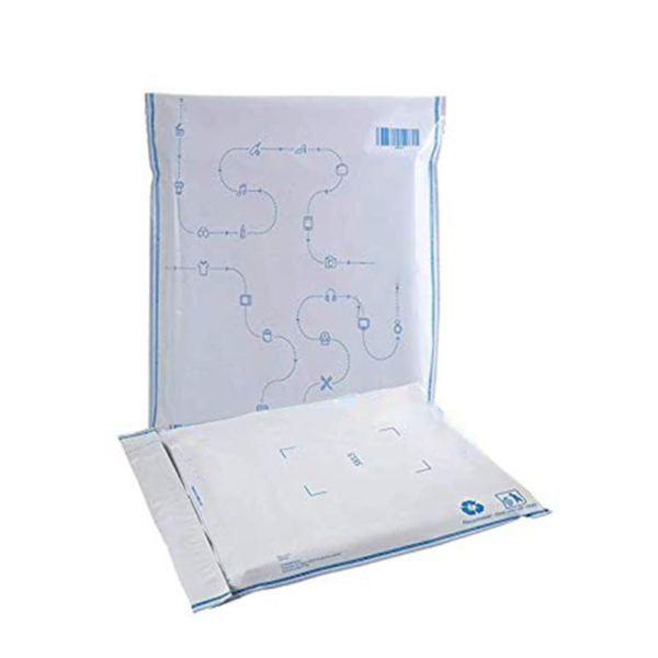 KRAYOG Economy Printed Poly Bag with Pod Pouch – 10 x 12 Inch, 1 Kg Pack