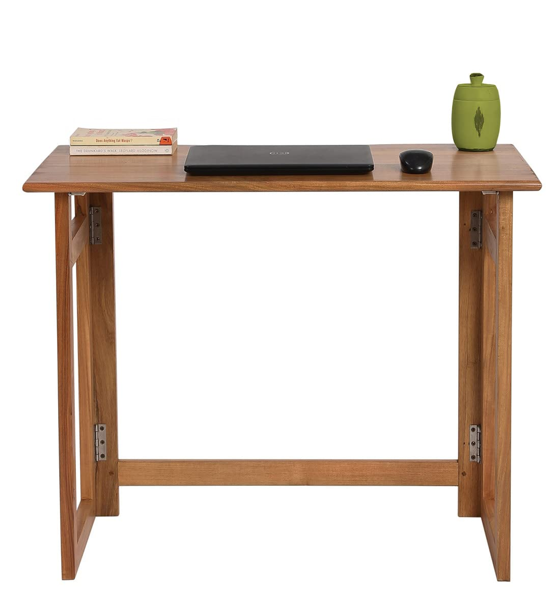 513hlF4sBZL._SL1210_ KRAYOG Solid Wood Folding Study Table for Laptop, Computer & Writing – Space-Saving Foldable Desk for Home & Office | Sleek Natural Finish in Acacia Wood | Easy to Store DIY Model - Image 1