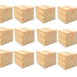 KRAYOG  Wooden Place Card Holders & Table Number Stands (2 x 1.5 x 1.5 Inches) – Photo & Business Card Display for Desk, Dining, Events, Restaurants & Home Parties (Set of 8)**