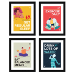 KRAYOG Motivate your space with this 9 x 13.5 inch gym wall frame featuring an inspiring fitness quote. Crafted with a sturdy brown finish and clear acrylic protection, this ready-to-hang wall art is perfect for gym rooms, home interiors, or office décor.
