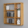 KRAYOG Five-Compartment Wooden Wall-Mounted Shelf – Light-Burnished Finish for Kitchen Mugs and Collectible Figurines Display - Image 5