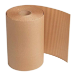 KRAYOG 2-Ply Brown Corrugated Paper Roll (26 Inch x 10 Meter, 150/120 GSM) – Durable Cardboard Packaging Material for Wrapping, Craft Projects & Office Use
