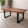 KRAYOG Dining Table – Pure Sheesham Wood Top with CR Iron Legs (Plain Design, 175 x 90 cm) - Image 3