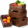 KRAYOG Set of 4 Wooden Nesting Storage Crates – Farmhouse Decorative Wood Storage Boxes, Vintage-Style Display Baskets