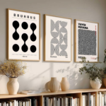 KRAYOG "Framed Daily Affirmation Aesthetic Wall Art – Inspirational Poster with Positive Motivational Quotes for Living Room or Bedroom Décor (13 x 17 Inch)