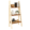 KRAYOG Pine Wood 3-Tier Bookcase with White Gloss Shelves – Modern Freestanding Storage Rack for Home & Office – Open Display Shelf for Living Room & Study – DIY Assembly (Teak Finish, 3 Tiers) - Image 3