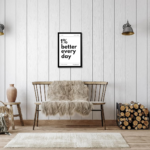 KRAYOG Motivational Wall Art with Typography Quotes | Inspirational Framed Prints for Home, Office, Bedroom & Study | Ready to Hang Wall Decor | Positive Quote Gift for Friends & Family | Multiple Designs Available – 1% Better Every Day